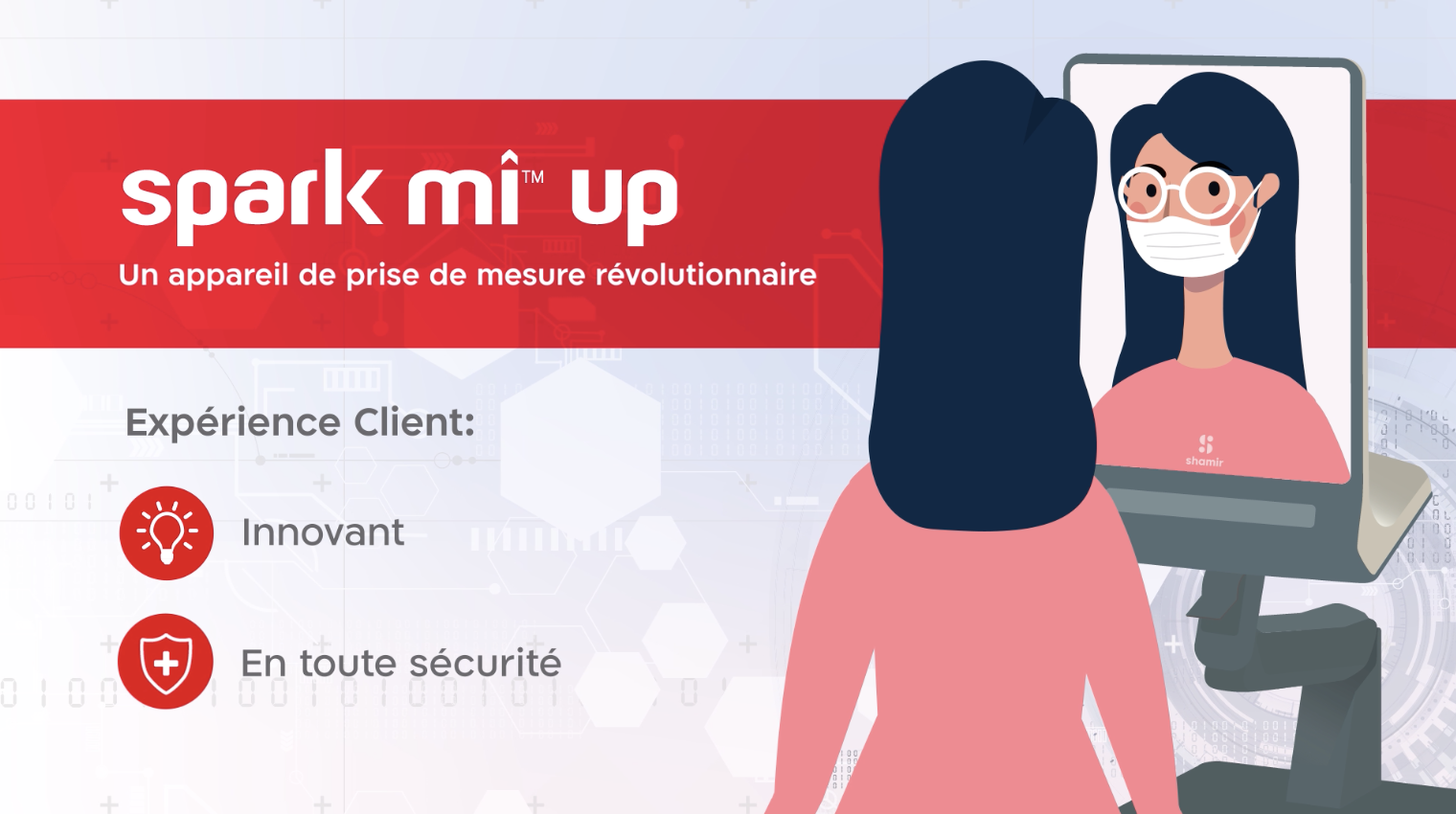 Spark Mi Up (Shamir) : des prises de mesures précises, rapides et sans contact physique